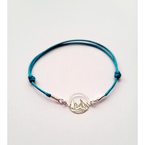 Bransoletka ATENY z motywem górskim